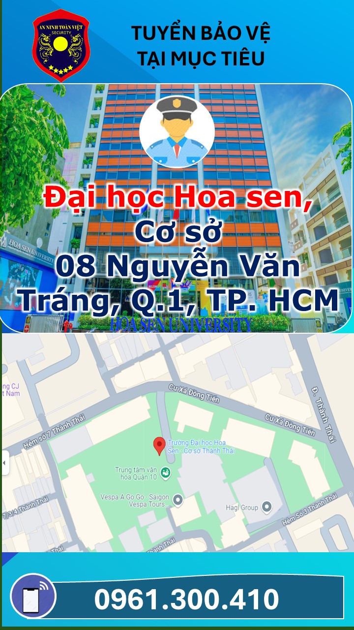 Tuyển bảo vệ tại Quận 1