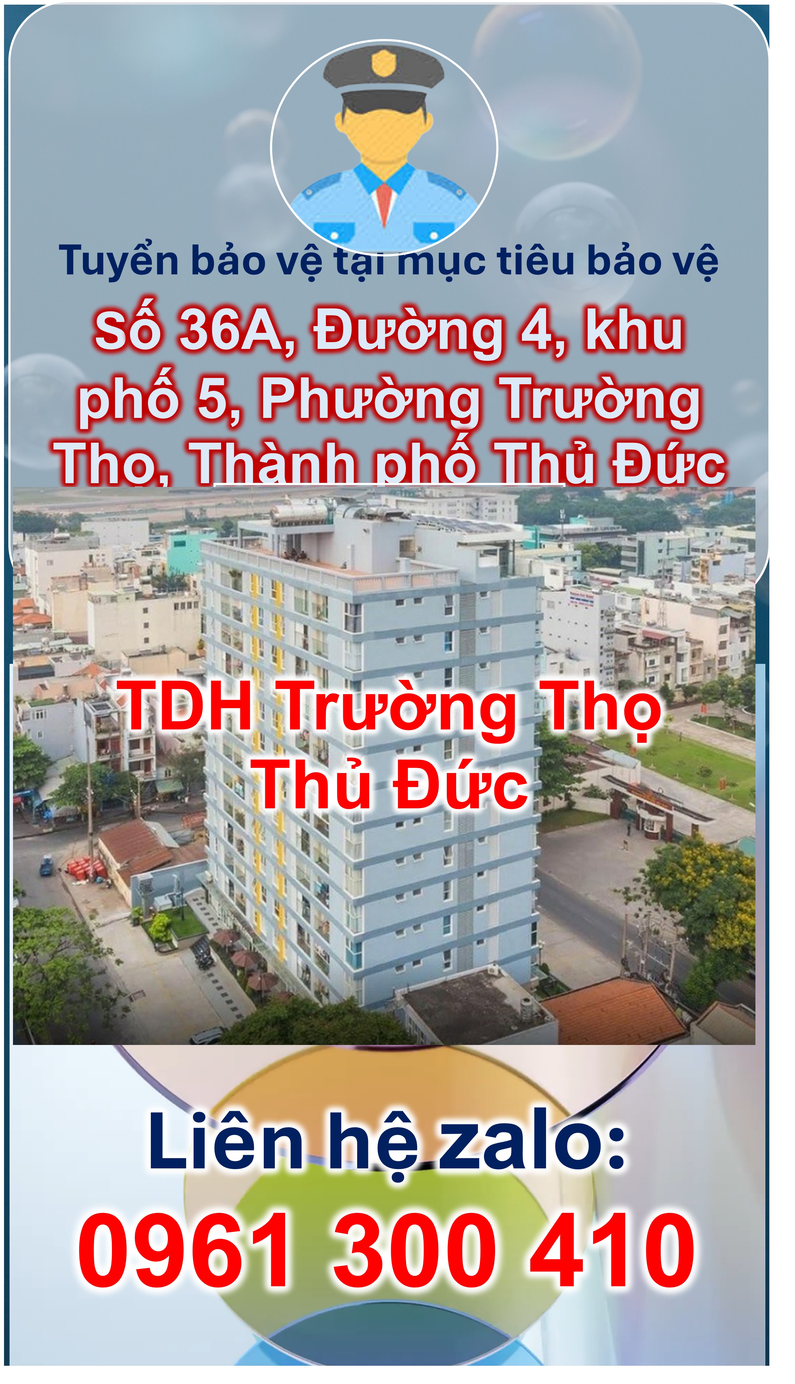 mỤC TIÊU BẢO VỆ cHUNG CƯ dth